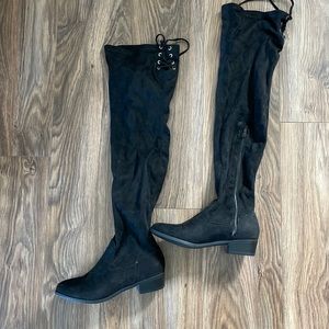 JustFab Over-the-Knee Heel-Less Boots - Size 8 Women’s